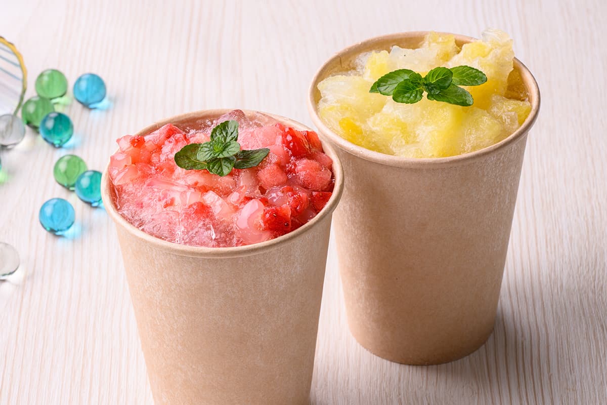草莓氣泡飲／鳳梨氣泡飲