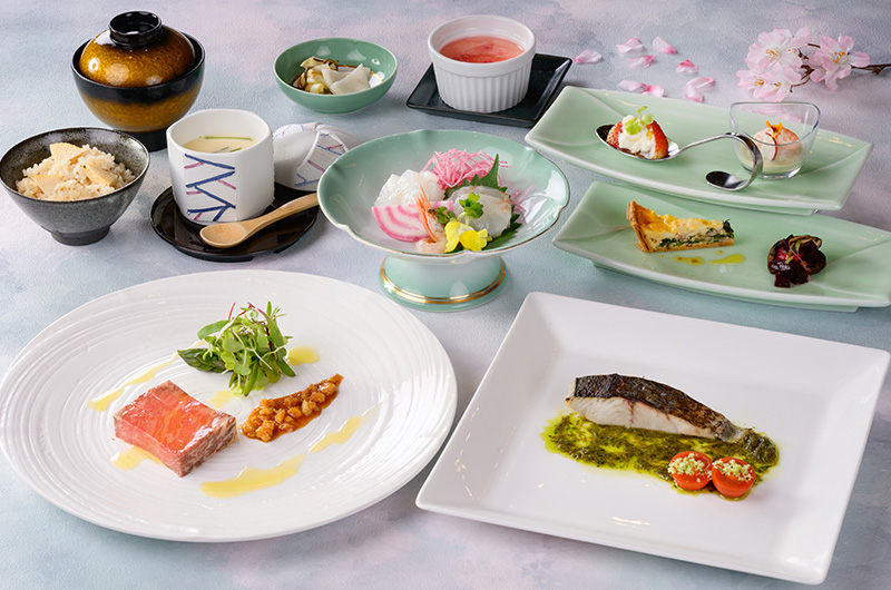 春季和洋折衷會席料理