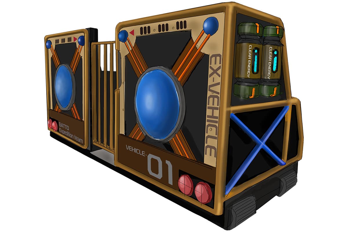 洞窟探險專用車「EX-Vehicle」