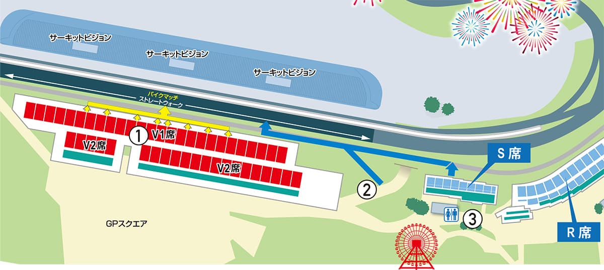 直線步道入場導覽地圖