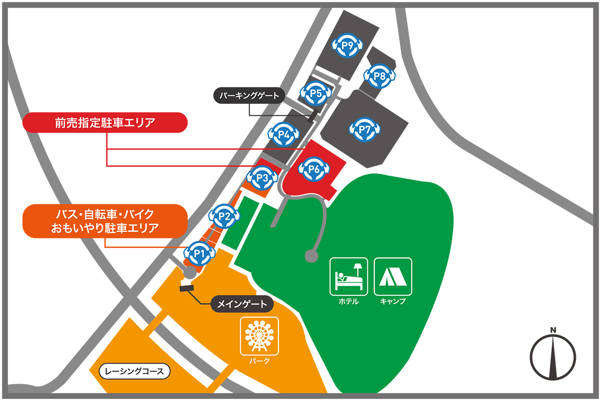 預售停車場（P3・P6）位置