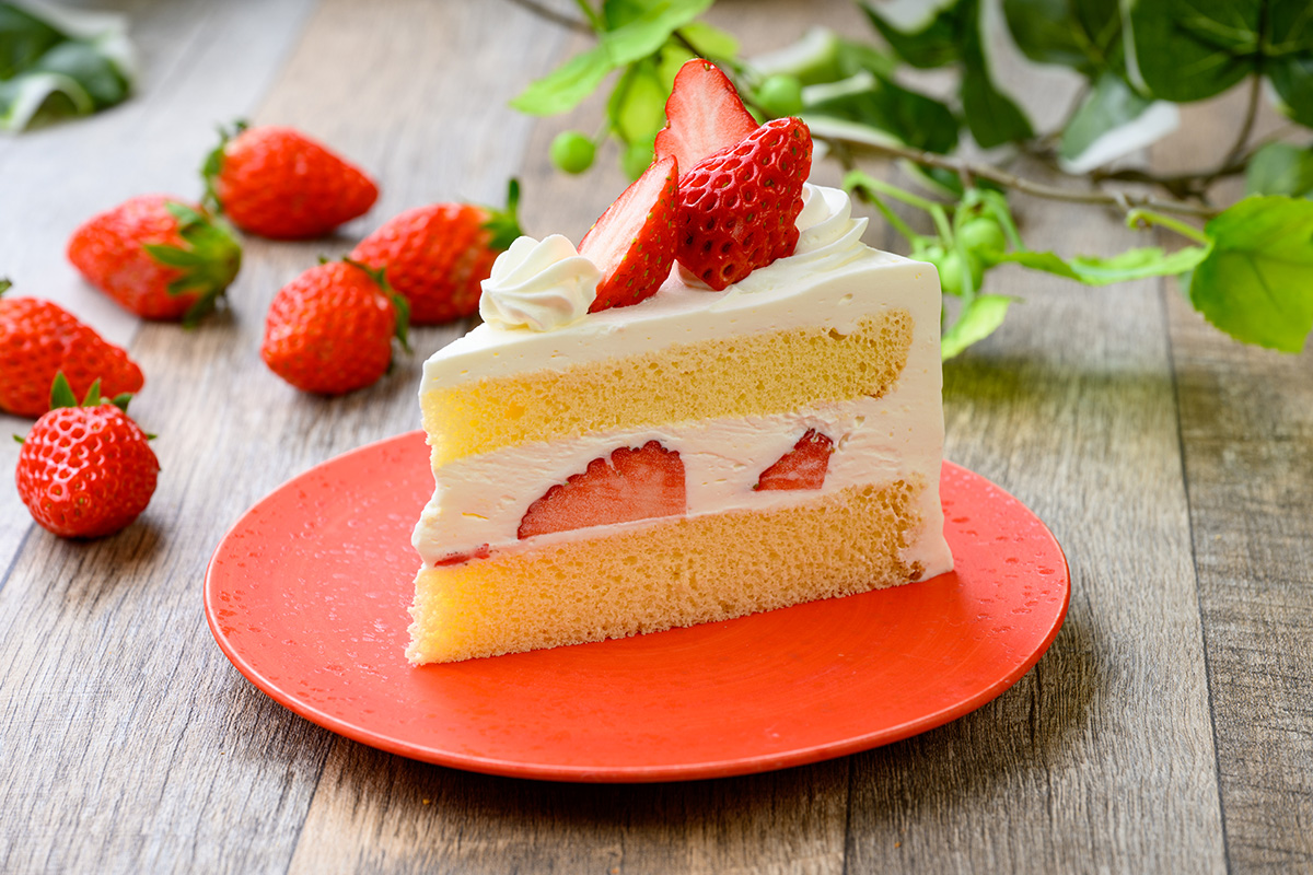 季節水果蛋糕 600日元 ※依季節水果種類有所變更